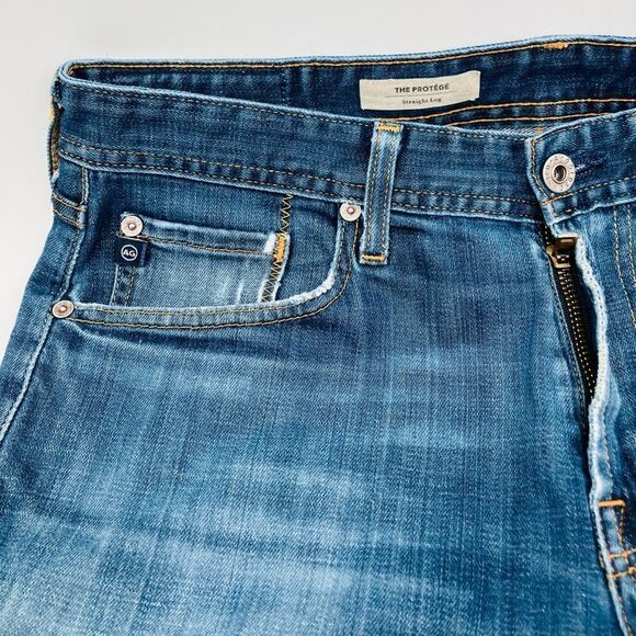 AG | Men's “the protege” straight leg Blue Jeans - Picture 5 of 9